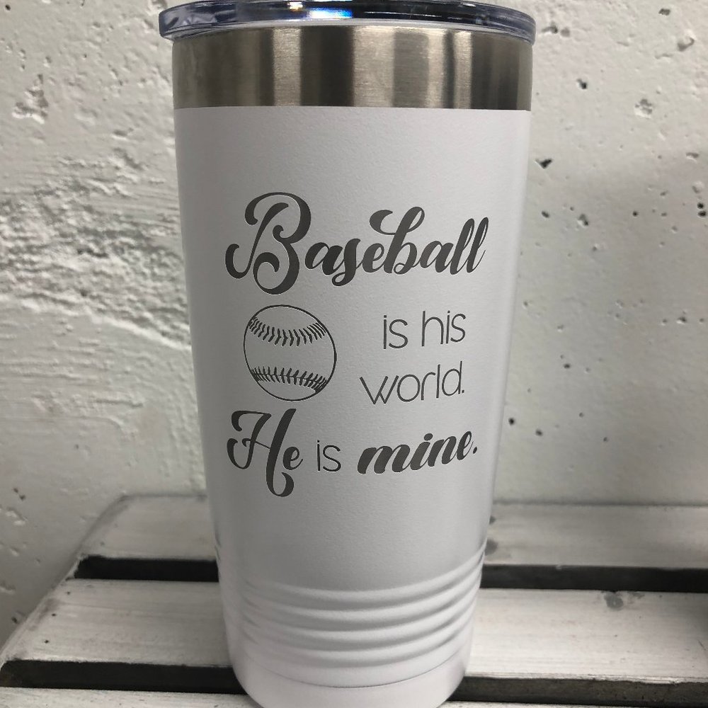 20 oz insulated tumbler - Baseball